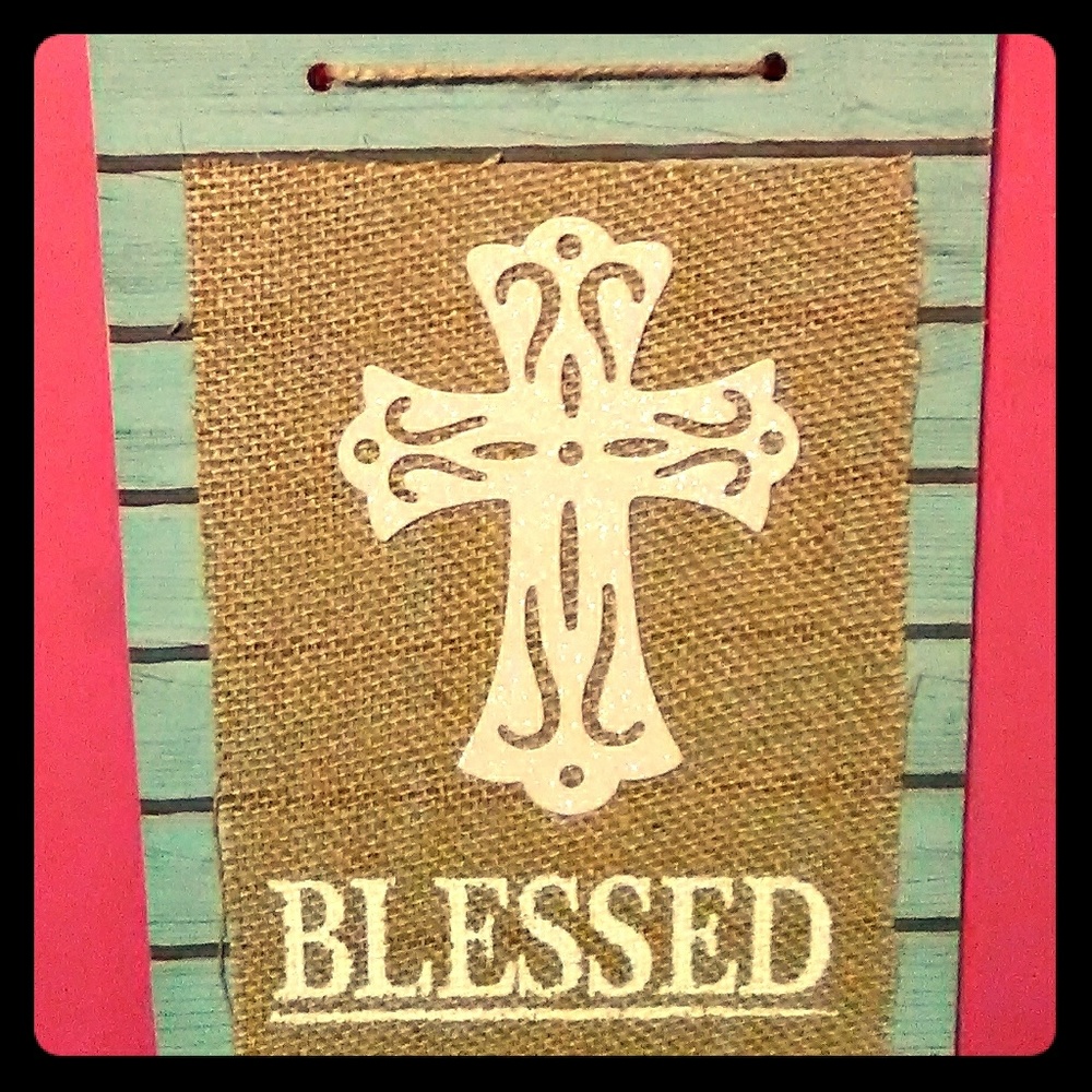 Blessed Wall Hanger Sign